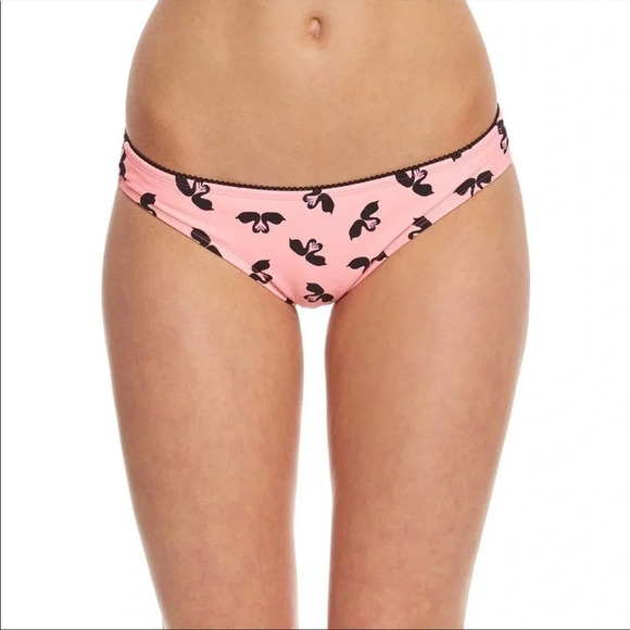 Betsey Johnson pink swan bikini bottom - Picture 1 of 10